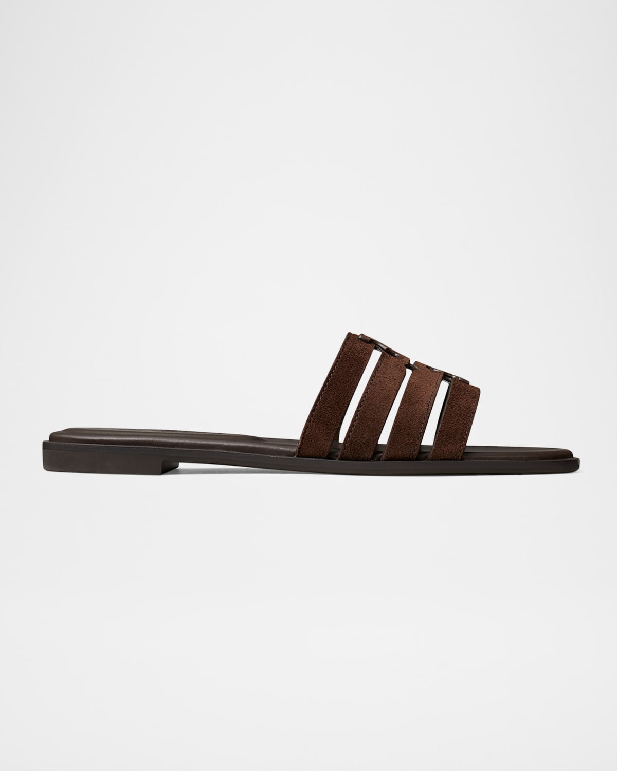 Tory Burch Ines Suede Cage Slide Sandals