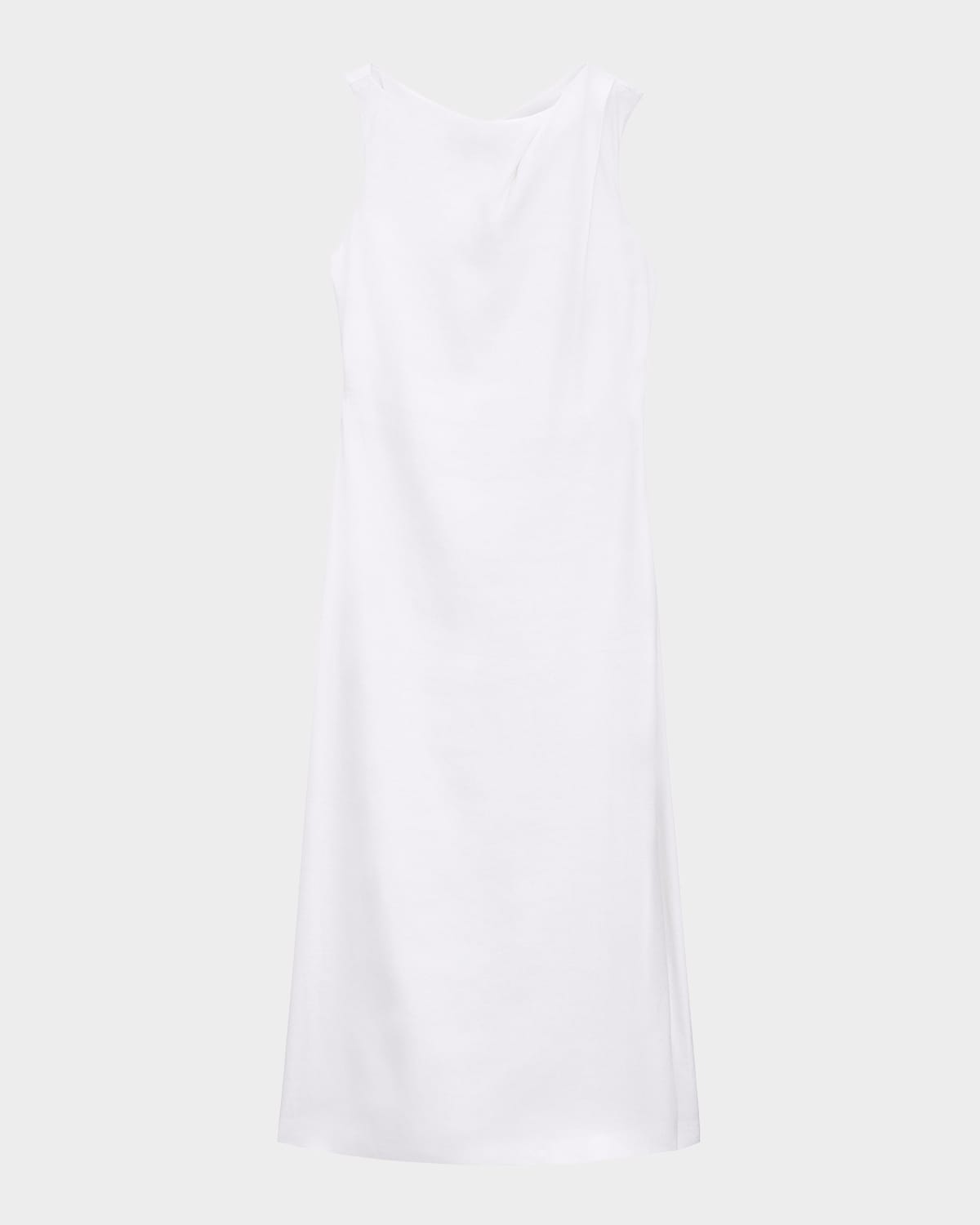 Theory Asymmetric Draped Midi Dress