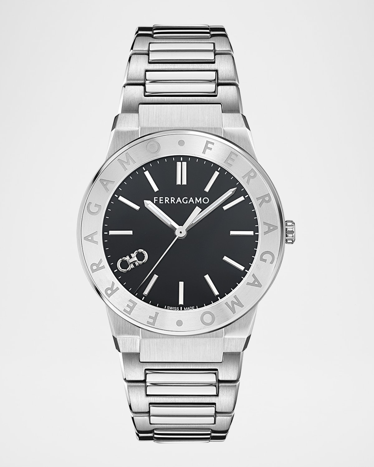 Sport Chrono 44mm Stainless Steel Bracelet Watch