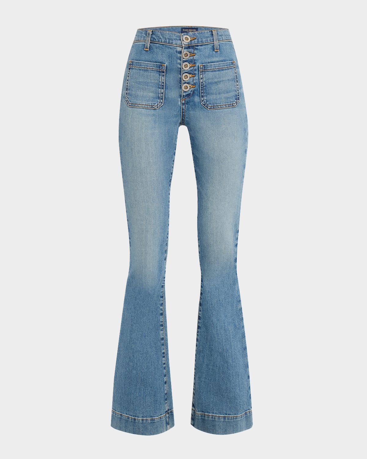 RAMY BROOK CINDY HIGH-RISE FLARE JEANS 