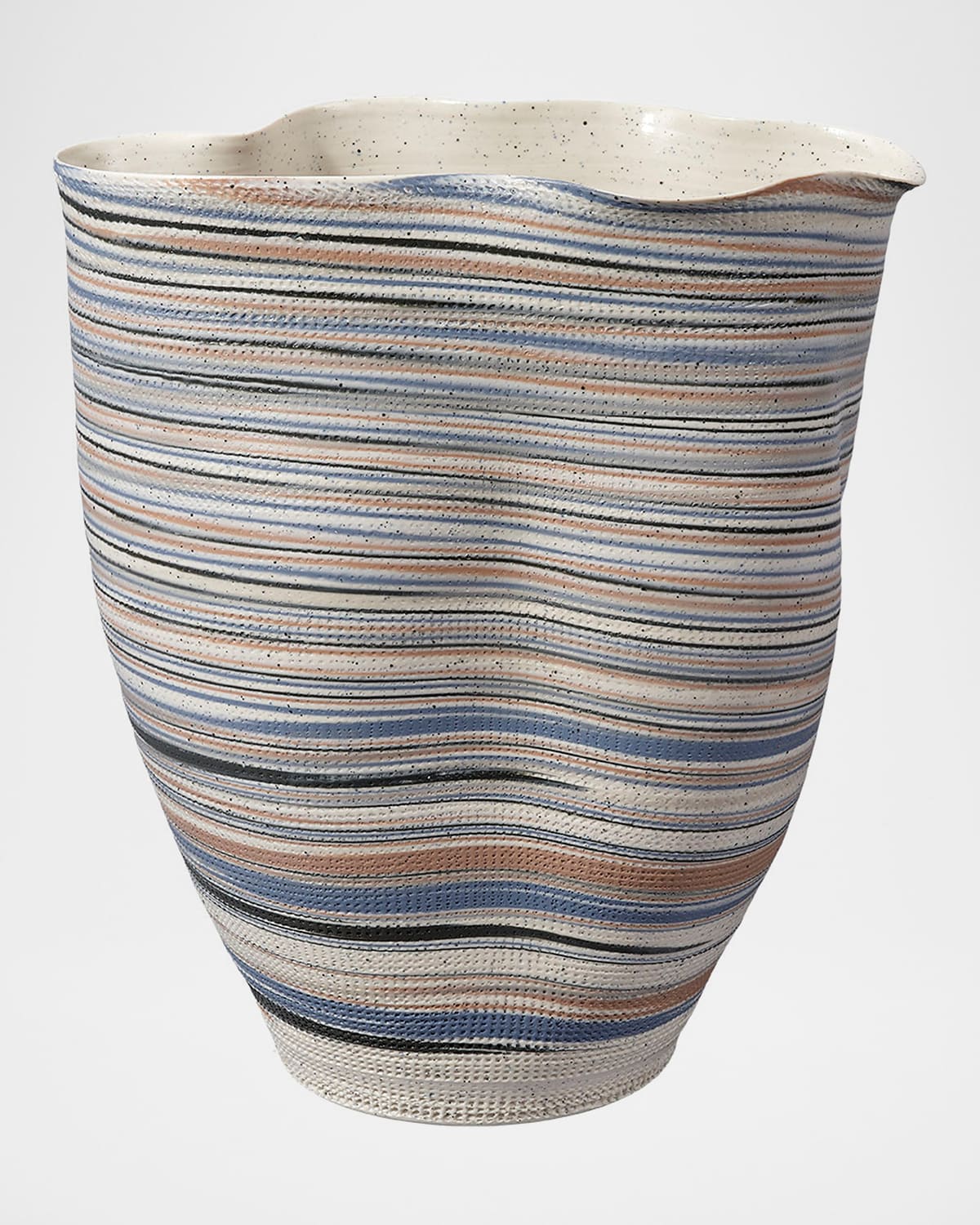 Jamie Young Undulation Porcelain Decorative Vase