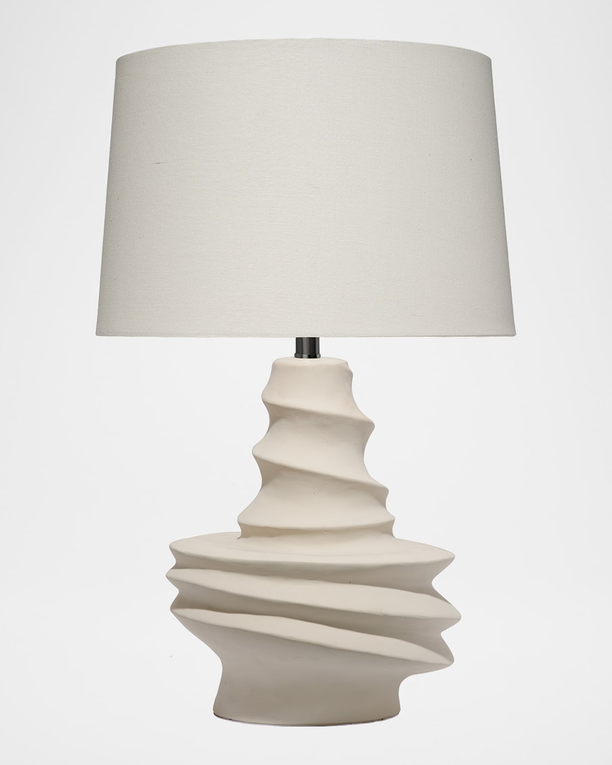Jamie Young Dune Ceramic Table Lamp With Linen Shade