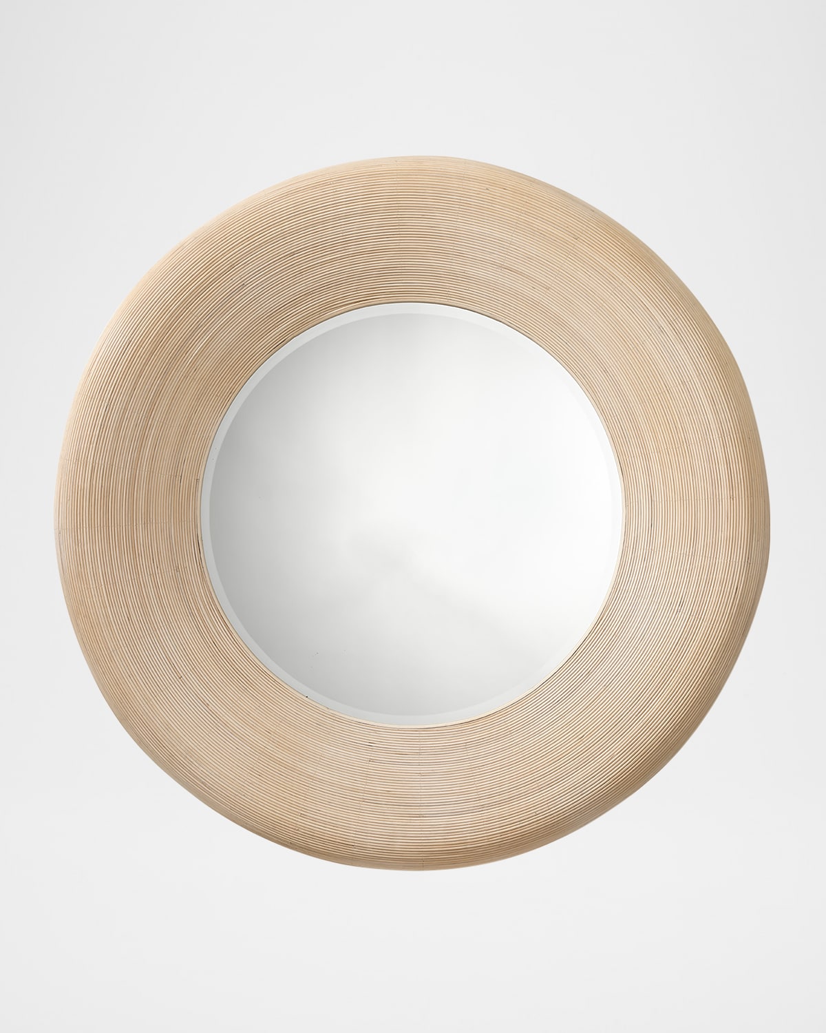 Jamie Young Paddock Bamboo Round Wall Mirror