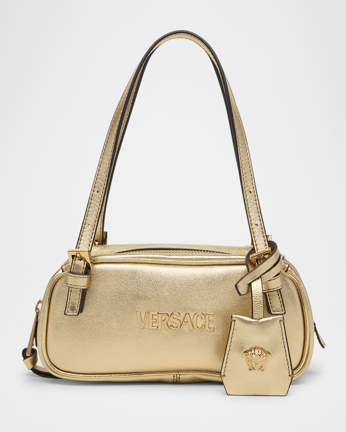 Versace La Medusa Mini Leather Shoulder Bag