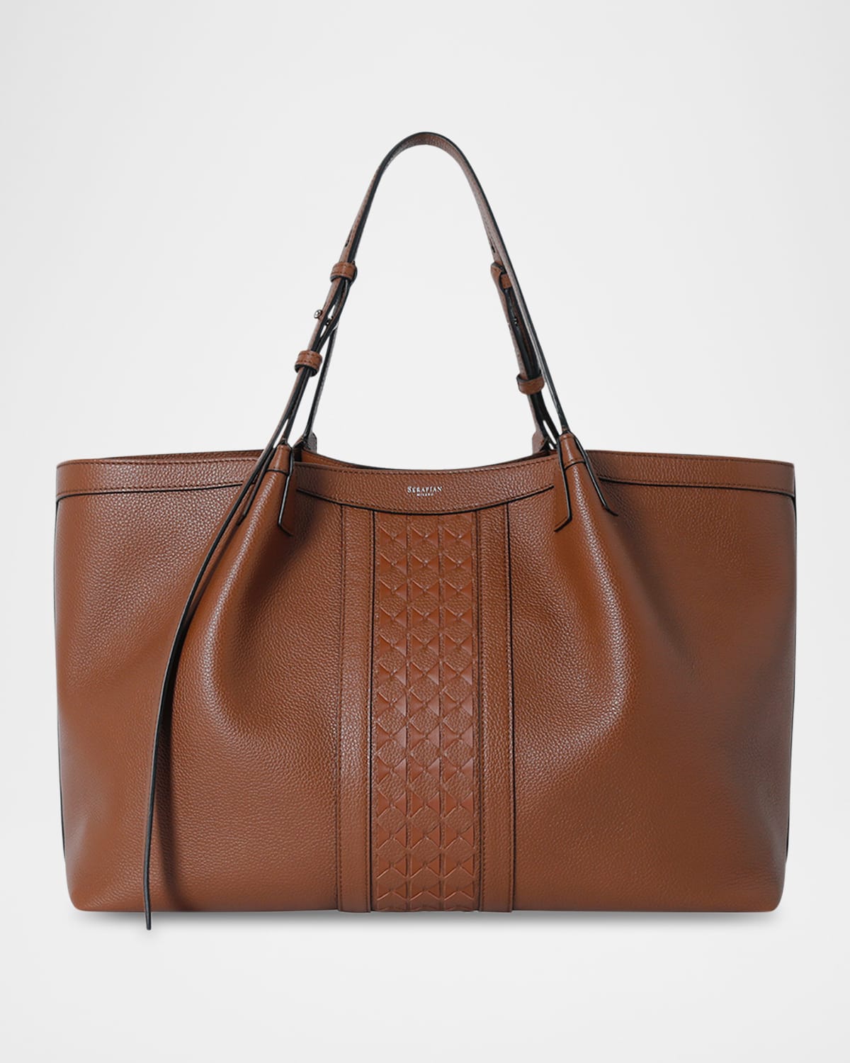 Secret Mosaic Leather Tote Bag