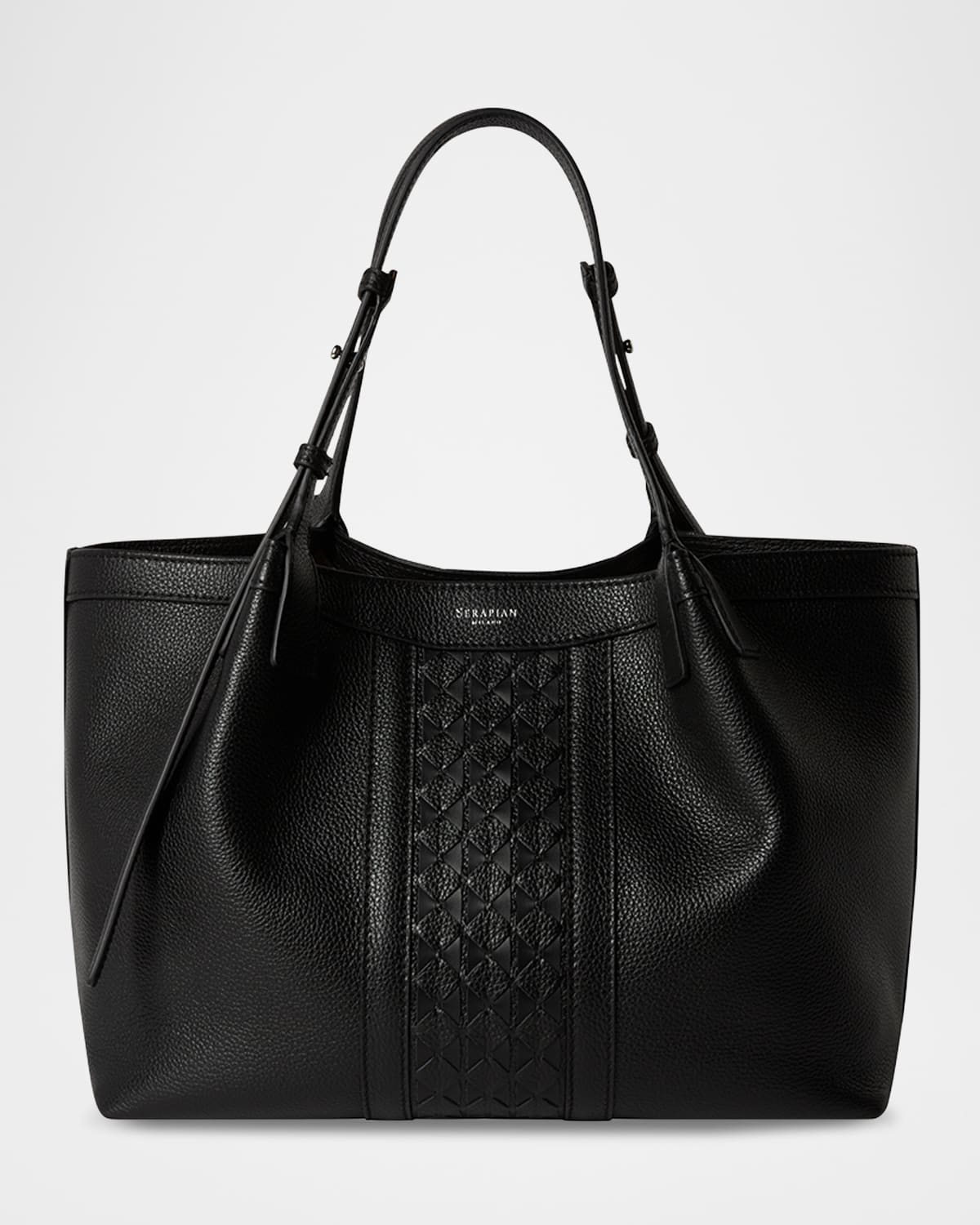 Secret Small Mosaic Leather Tote Bag