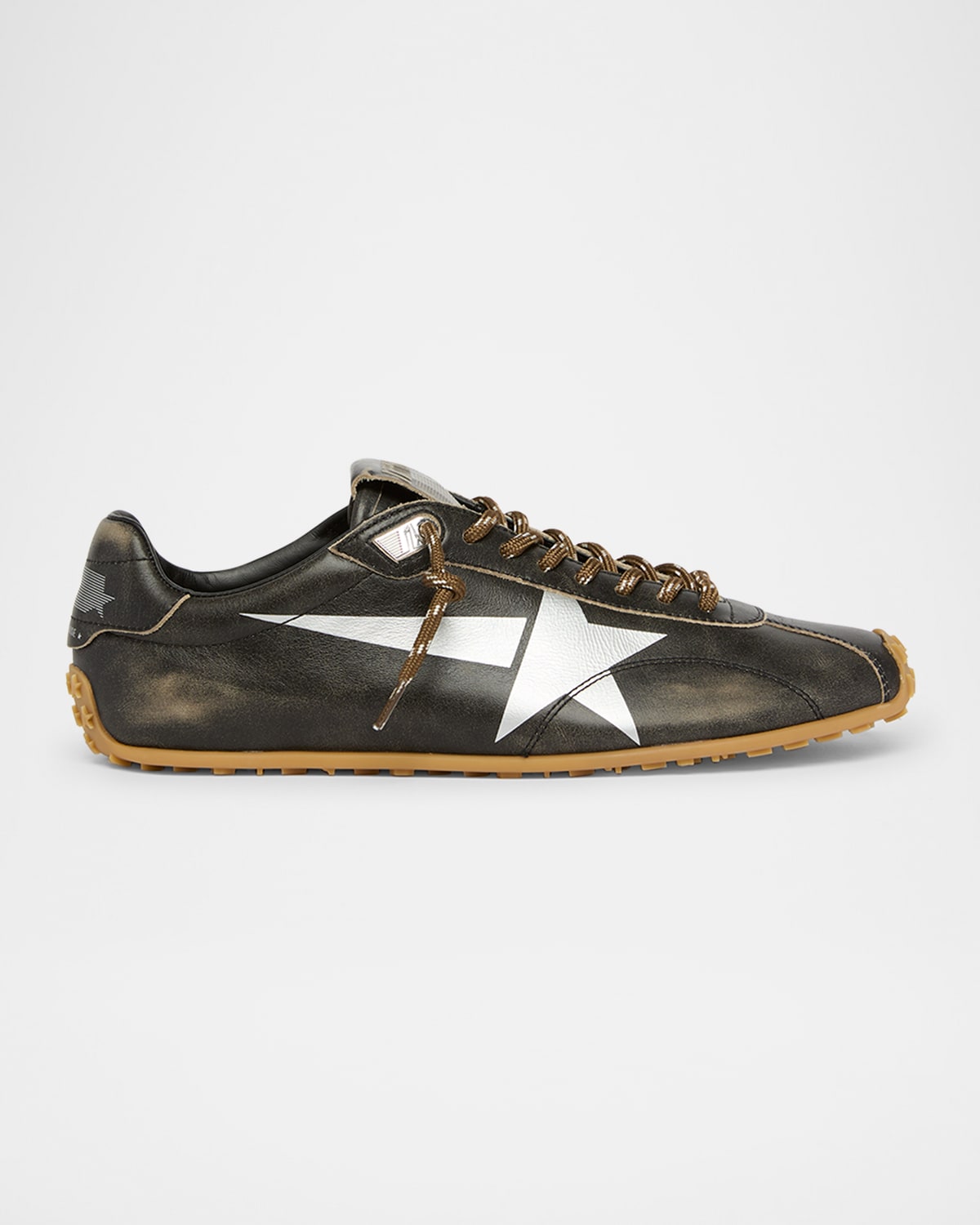 Golden Goose Marathon Speed Leather Logo-printed Sneakers In Multi