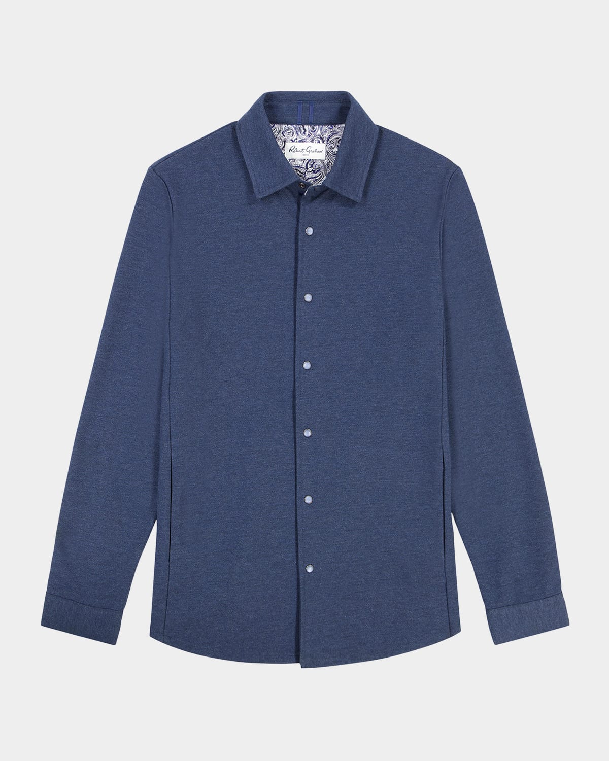 Robert Graham Men's Kellan Knit Snap-Front Shirt Jacket