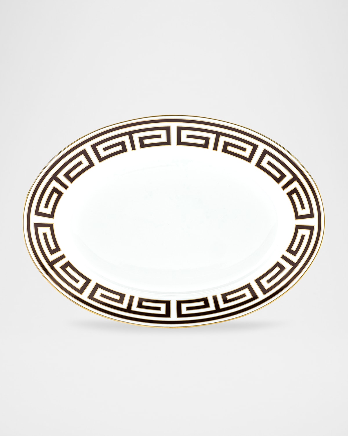 Ginori 1735 Labirinto Ebano Oval Flat Platter
