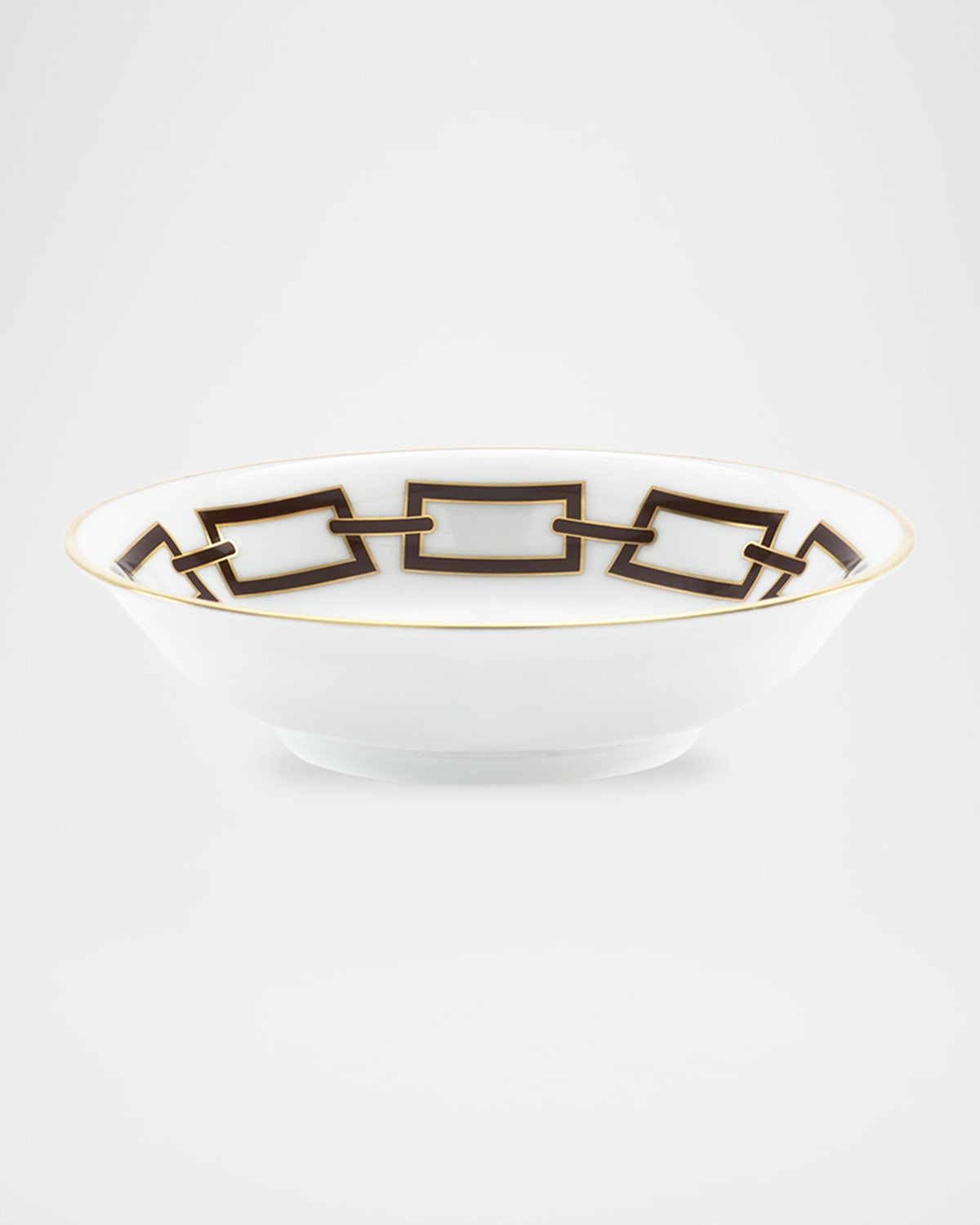 Ginori 1735 Catene Ebano Fruit Bowl In Ebano
