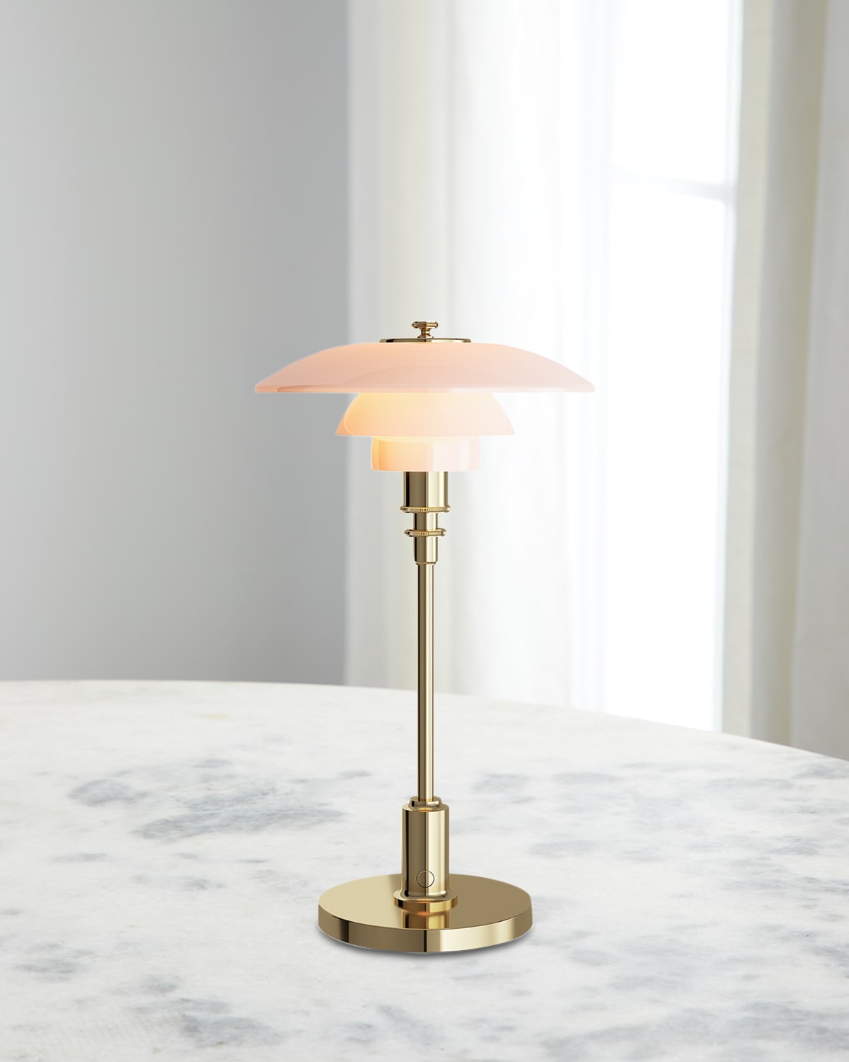 Louis Poulsen Ph 2/1 Table Lamp In Brass