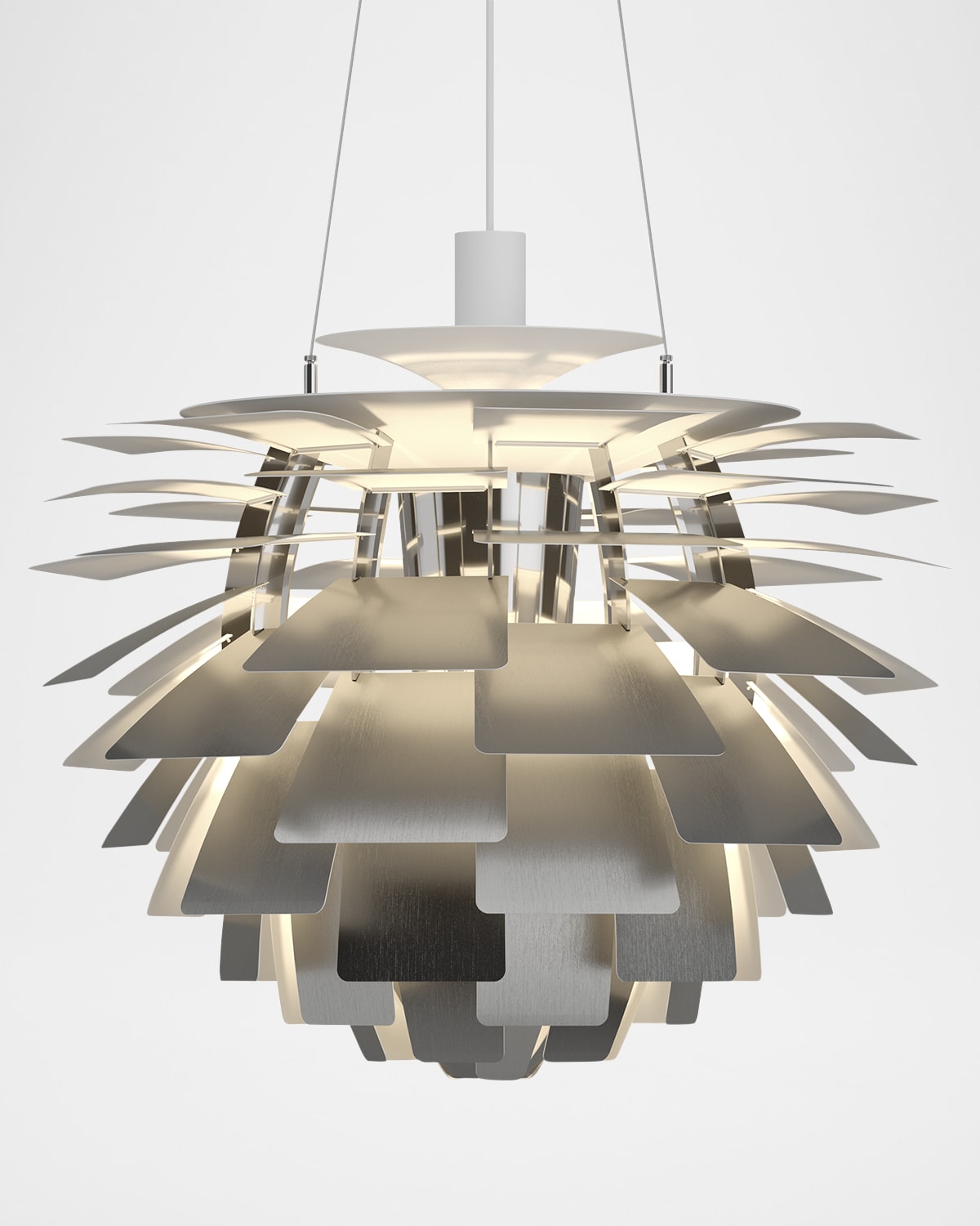 Louis Poulsen Ph 24" Artichoke Pendant In Stainless Steel