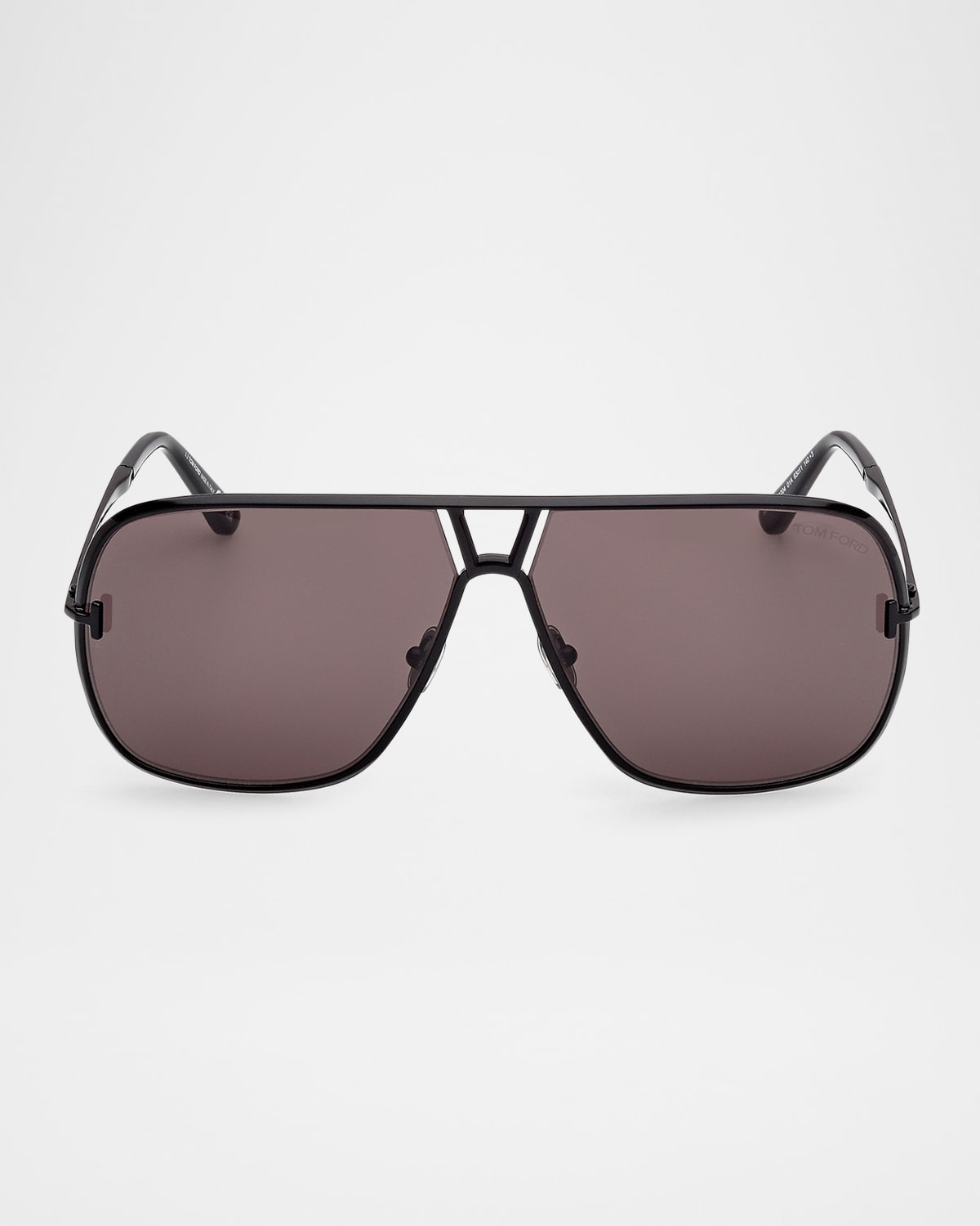 Tom Ford Full Frame Sunglasses In Shiny Black
