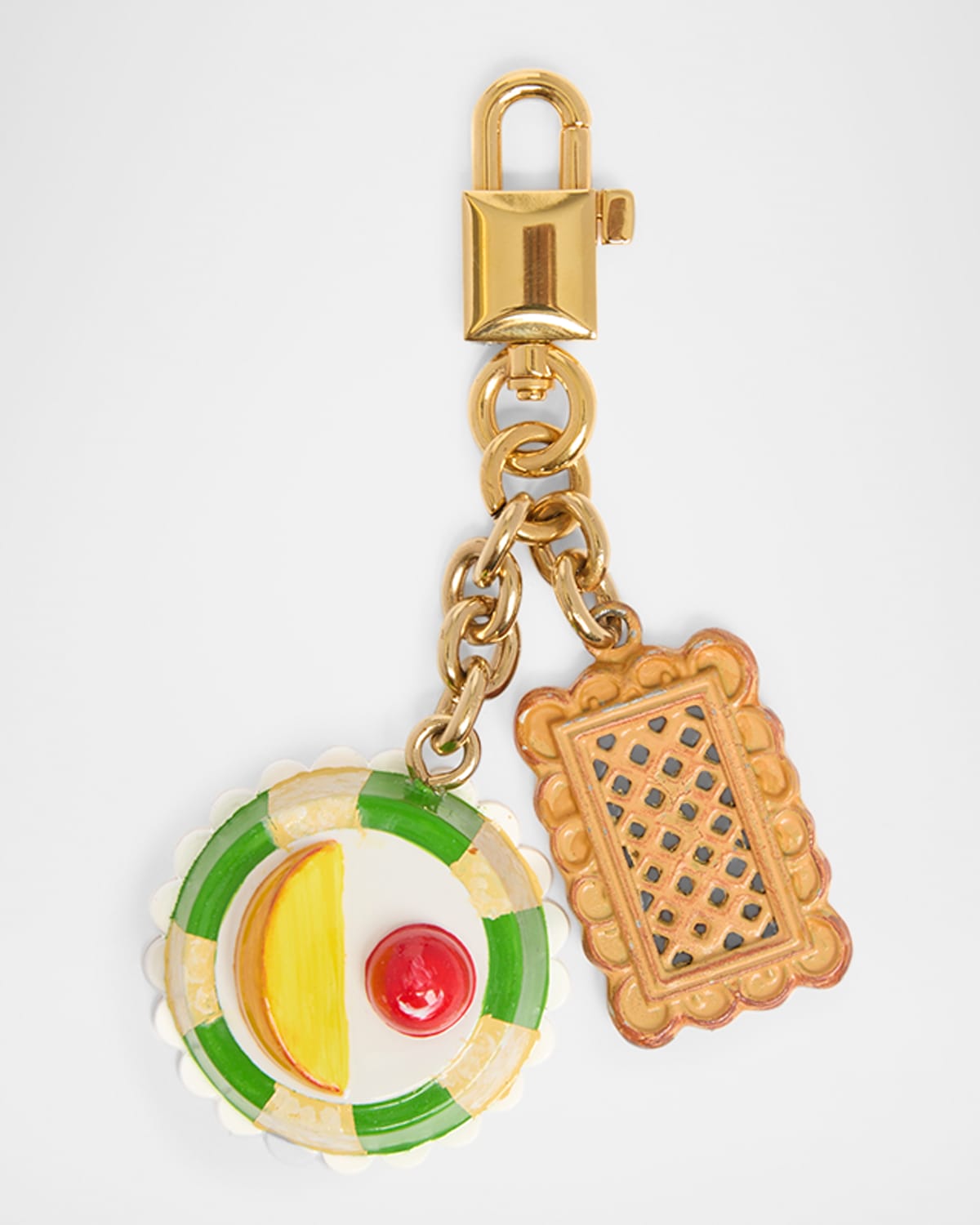 Dolce & Gabbana Dessert Bag Charms In Gold