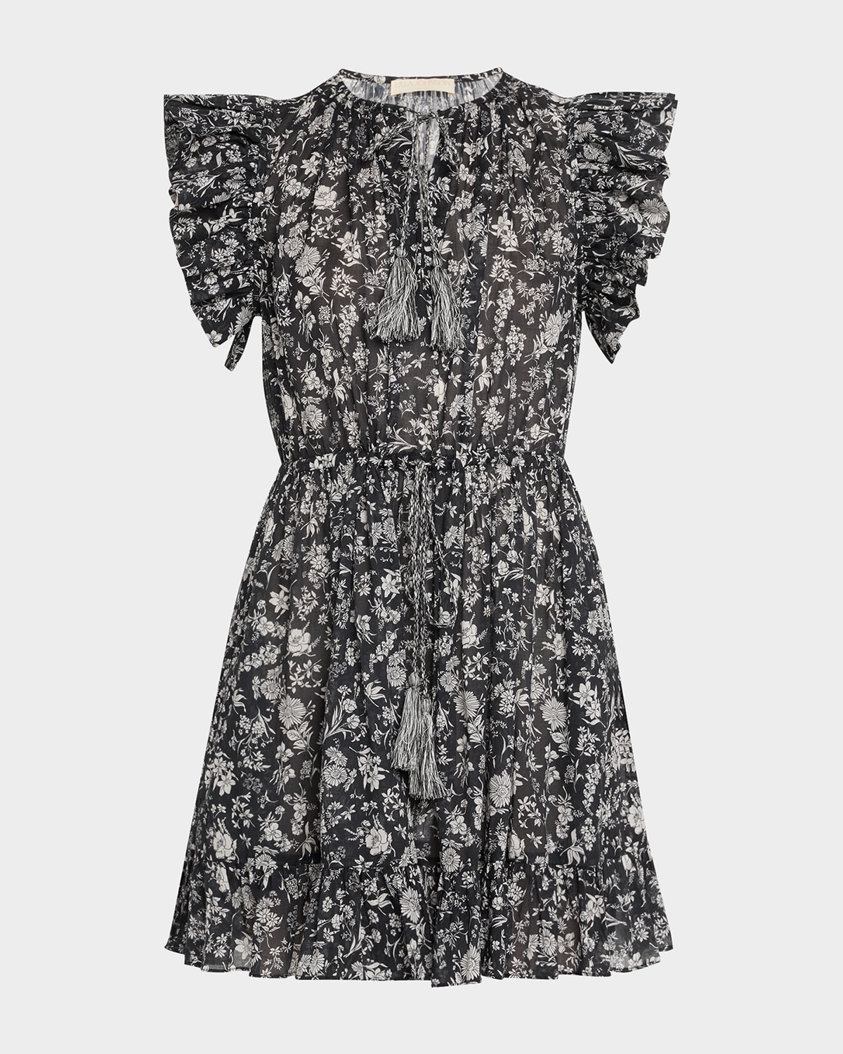 Ulla Johnson Kalina Mini Dress Coverup In Purple