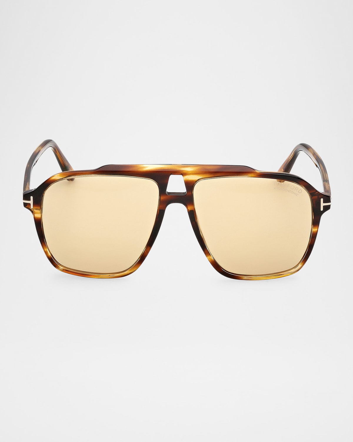 Tom Ford Men's Autari Photochromic Acetate Aviator Sunglasses