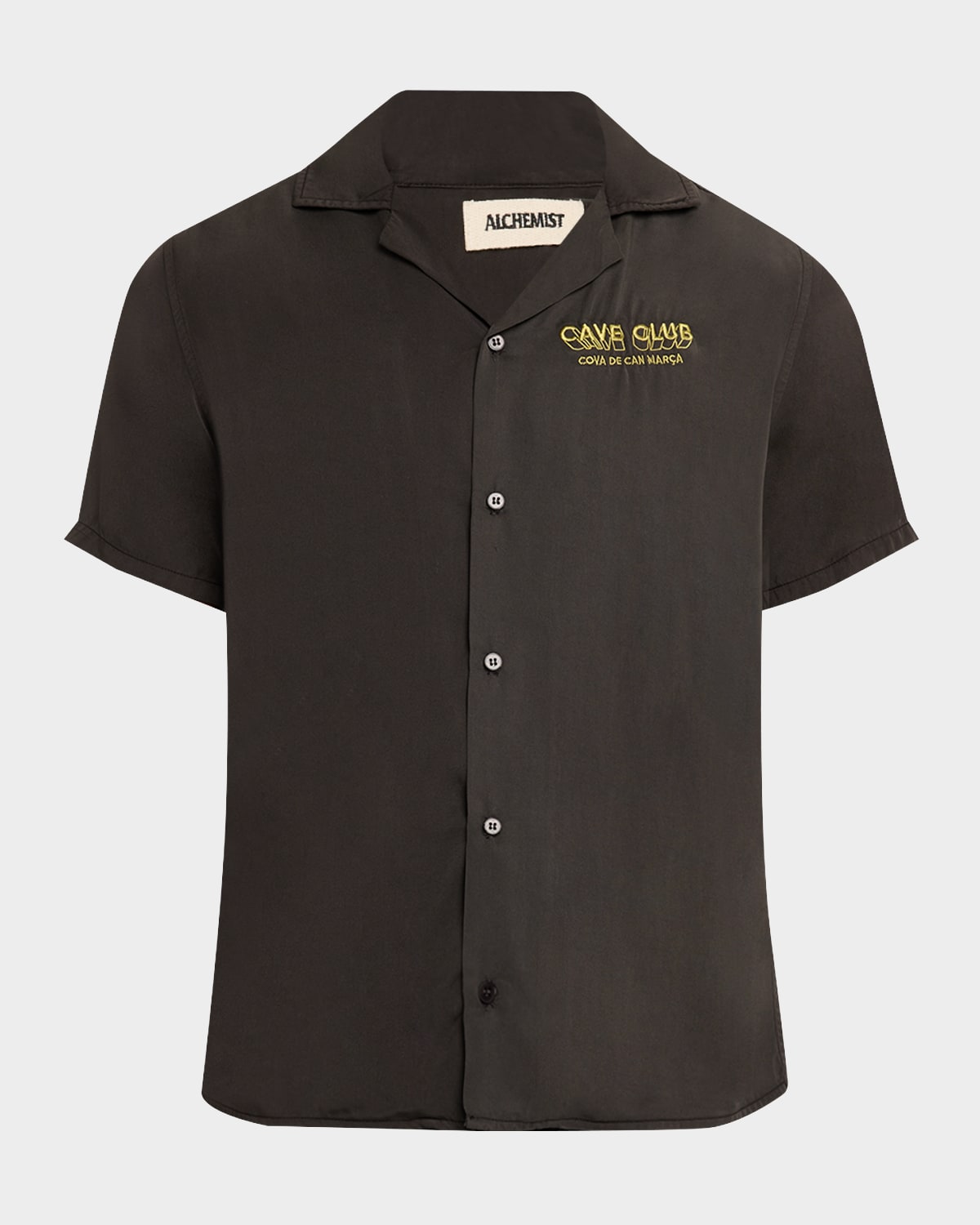 Men's Miguel Short-Sleeve Embroidered Camp Shirt
