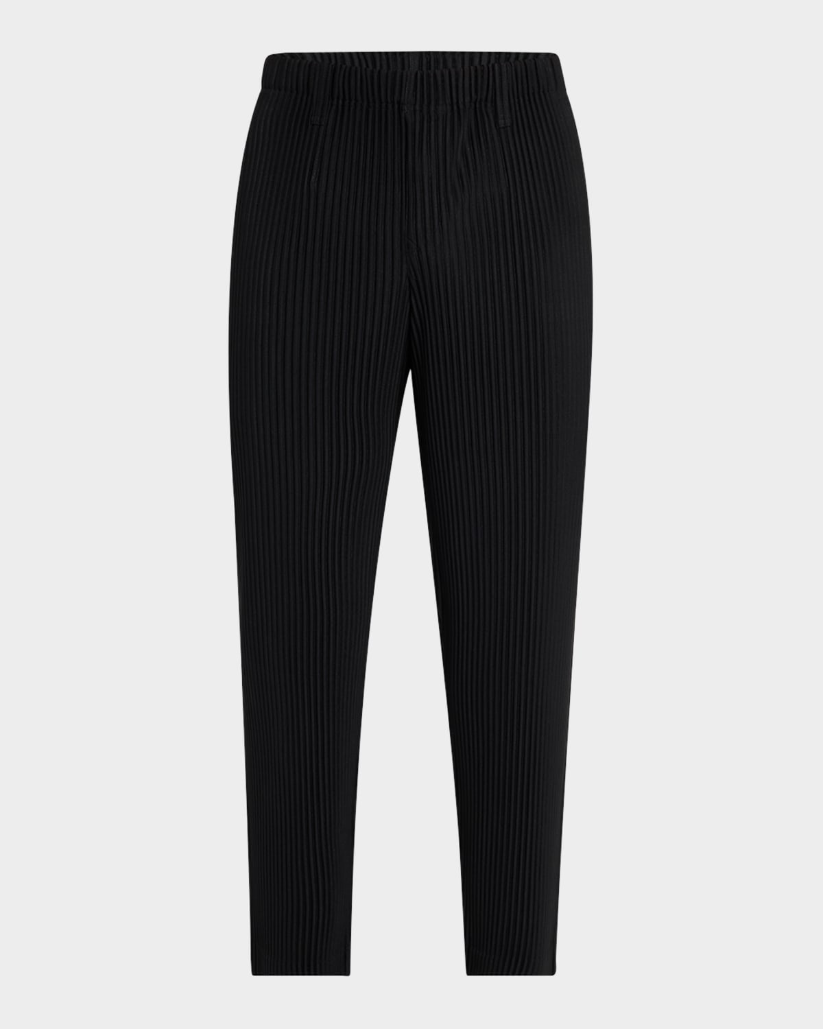 Homme Plissé Issey Miyake Men's Pleated Flat-Front Pants