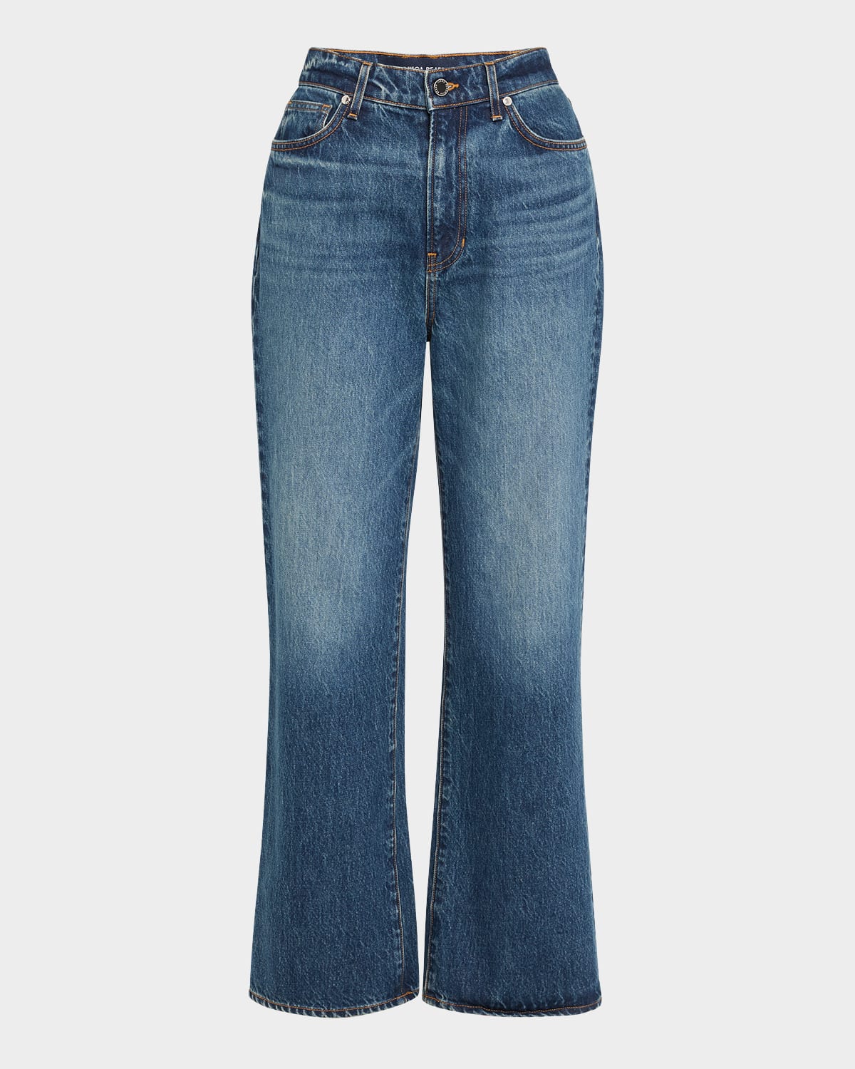 Veronica Beard Dylan High-rise Straight Ankle Jeans