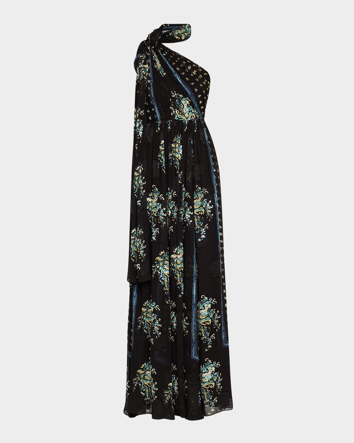 Angelique Draped Scarf Gown