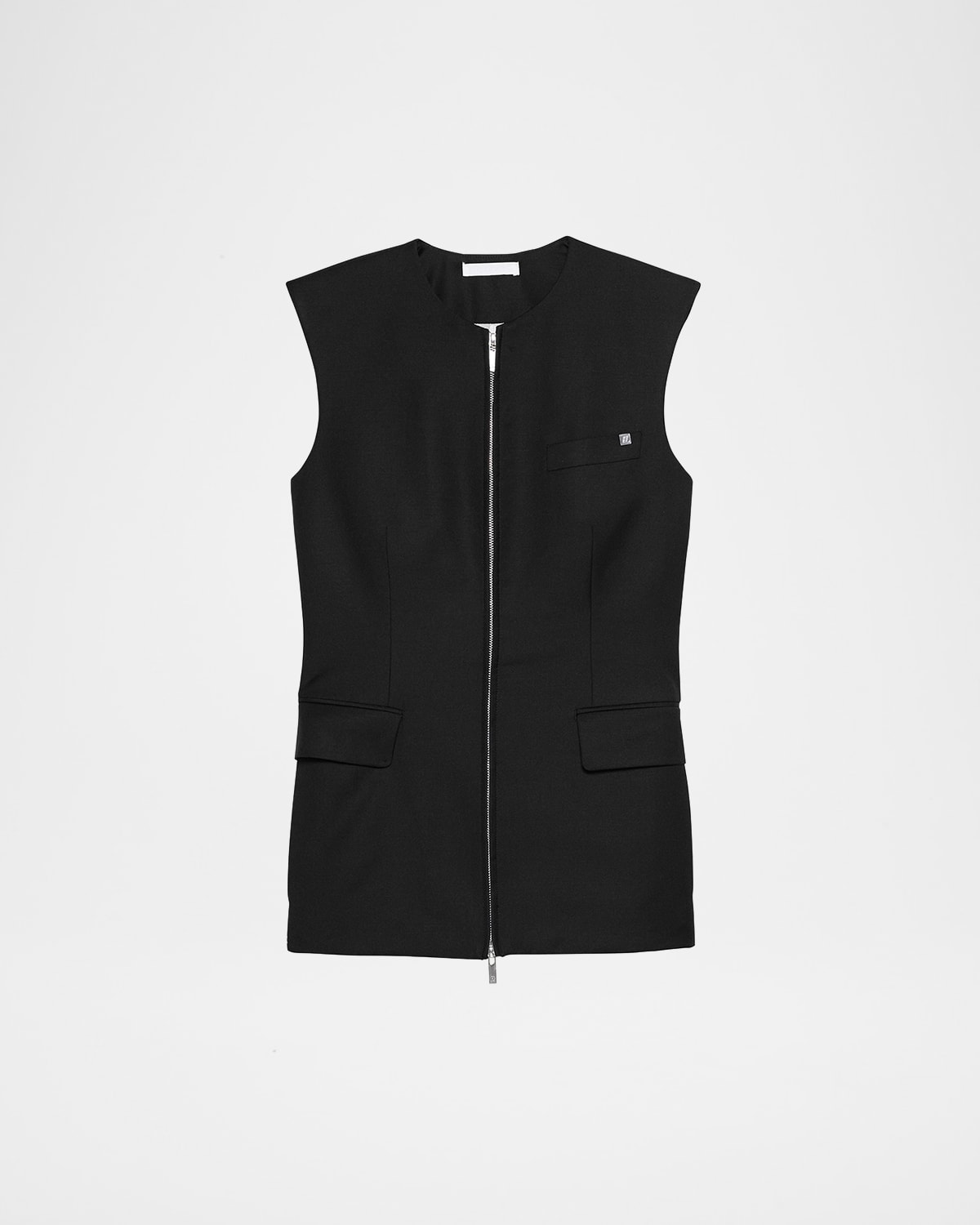 Zip Blazer Vest