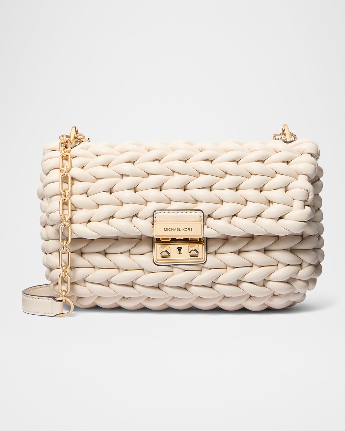 Michael Michael Kors Tribeca Large Convertible Braided Shoulder Bag