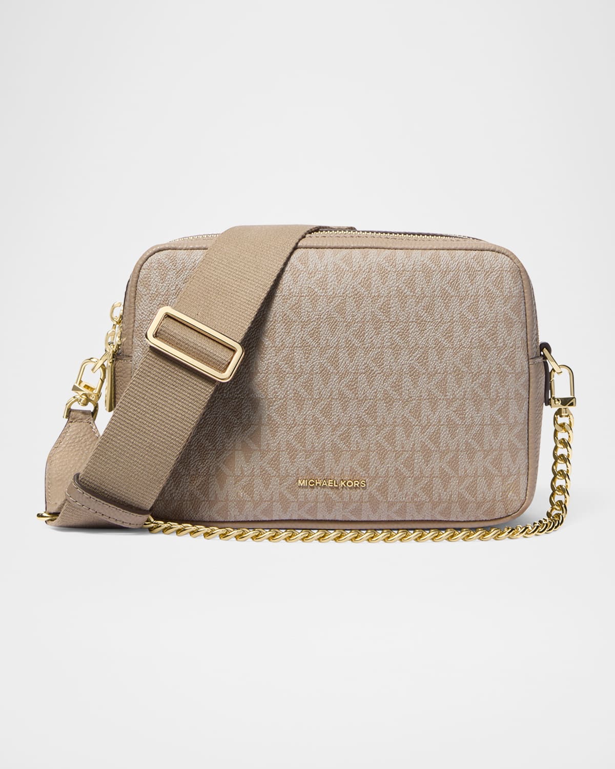 Michael Michael Kors Bryant Medium Signature Logo Camera Crossbody Bag