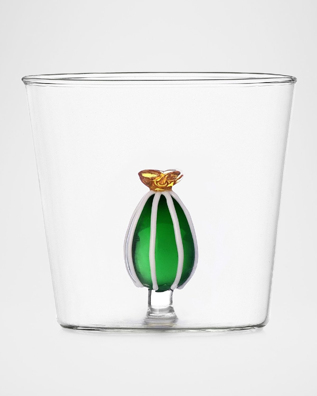 Ichendorf Desert Plants Cactus Glass Tumbler, 11.8 Oz.