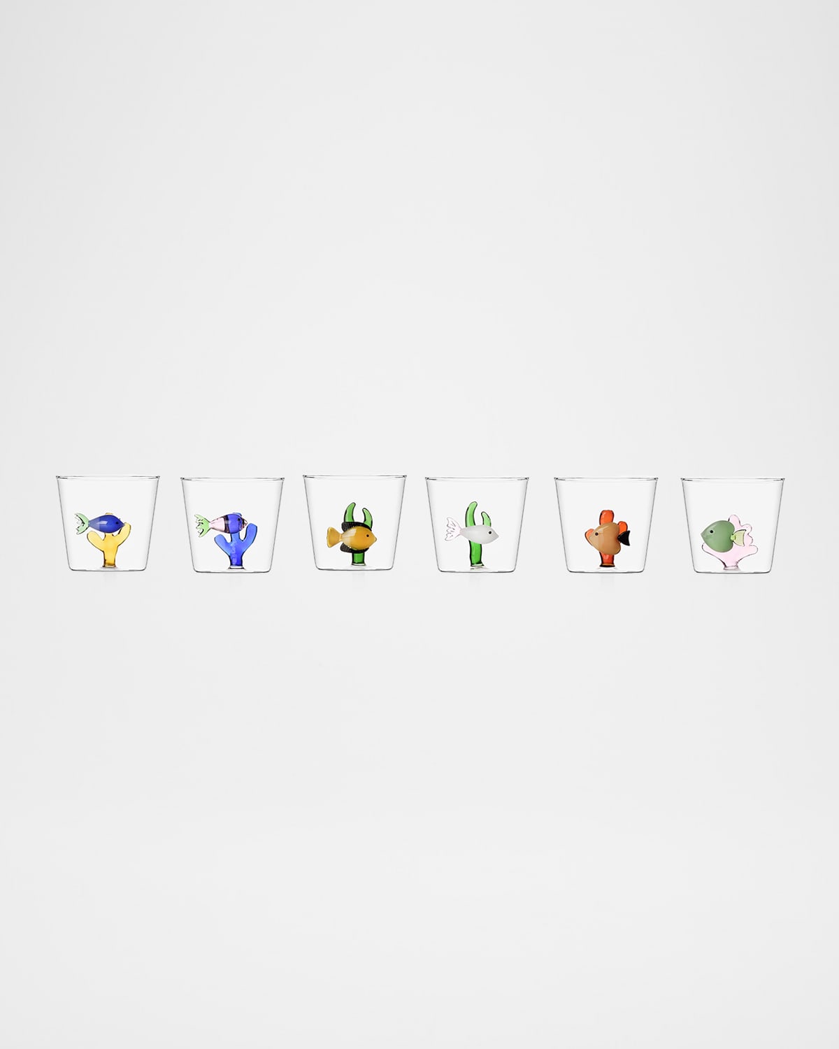 Ichendorf Marine Garden Assorted Glasses, Set Of 6
