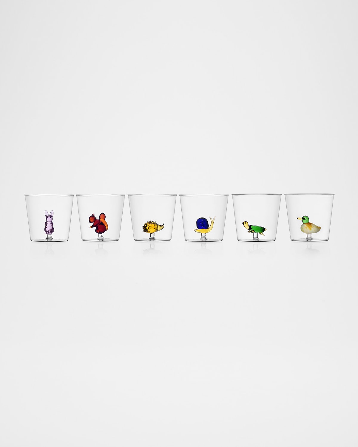 Ichendorf Animal Farm Assorted Glasses, Set Of 6
