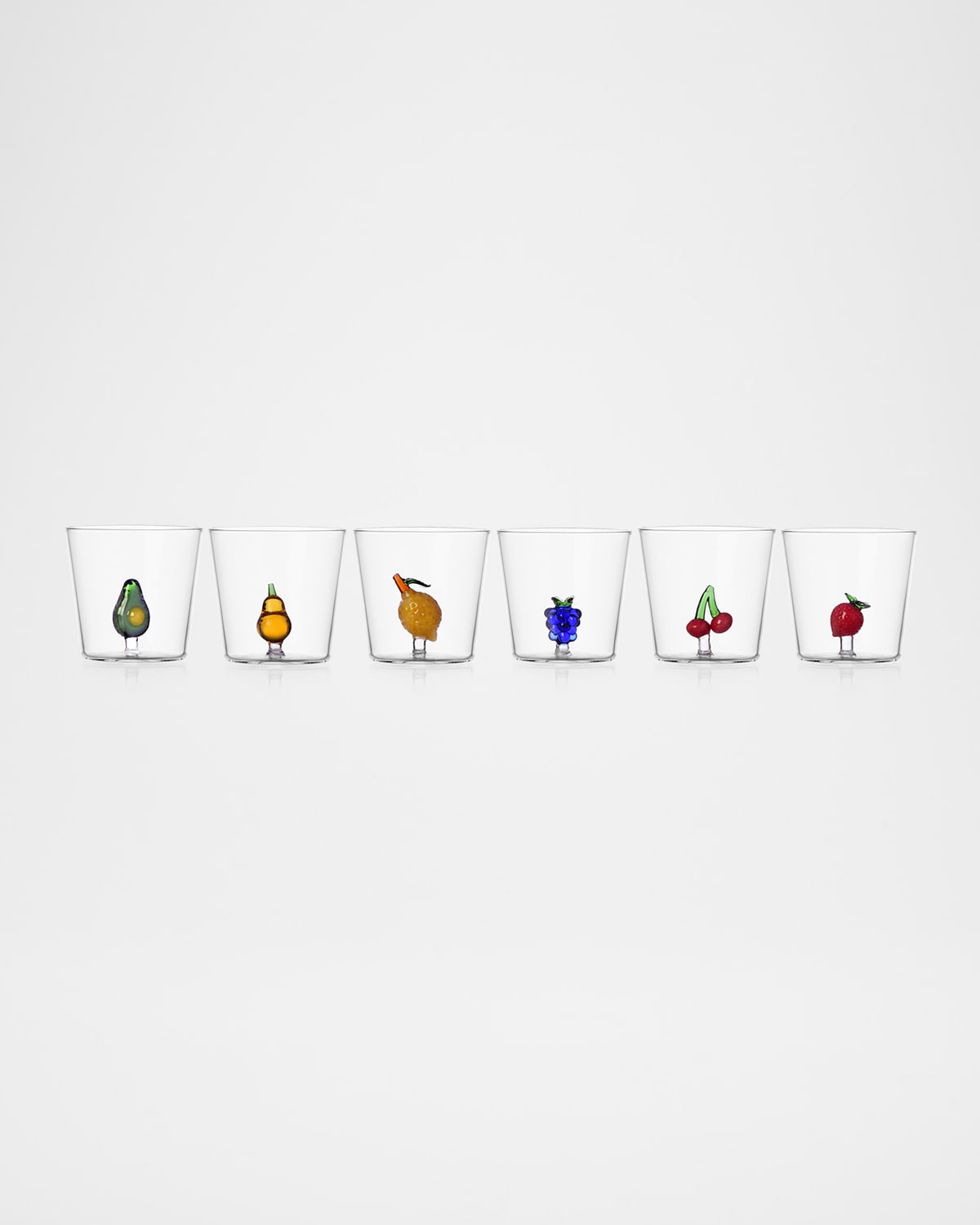 Ichendorf Fruits & Flowers Assorted Glasses, Set Of 6