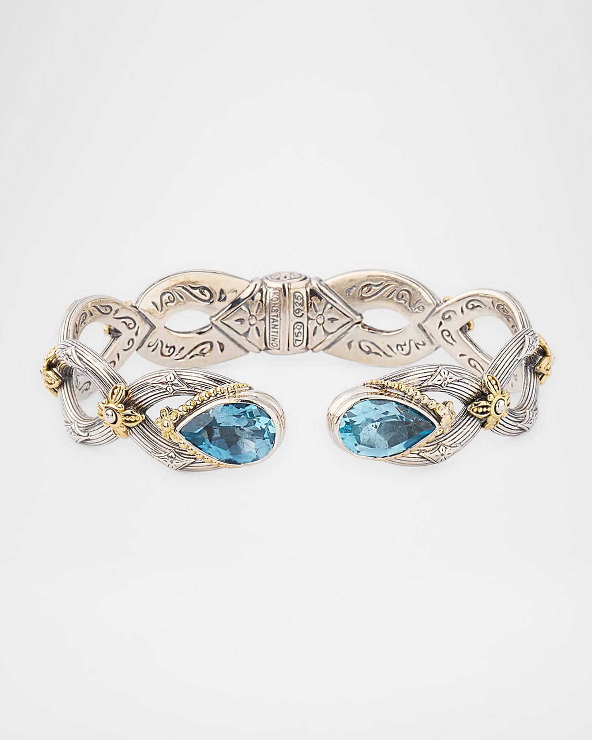 Kyma Sky Blue Topaz Cuff Bracelet