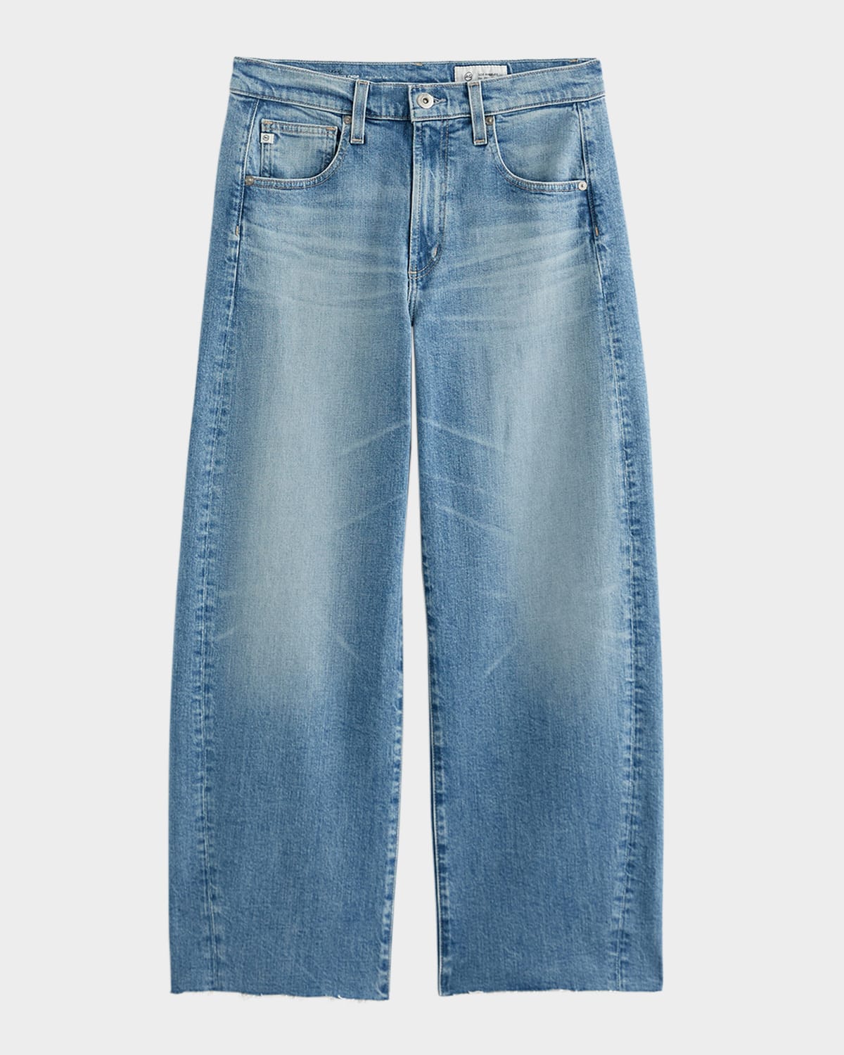 Shop Ag Hattie Crop Barrel Jeans