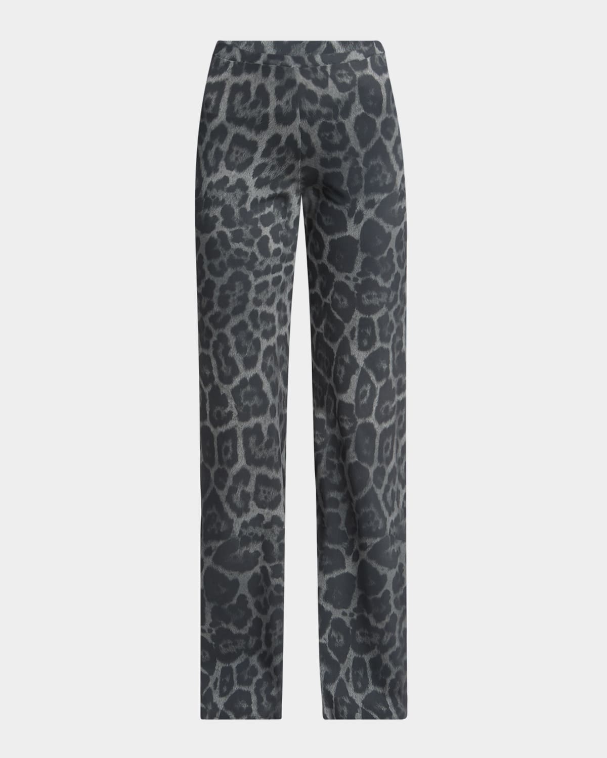 Stella Mccartney Flared Leopard Print Pants
