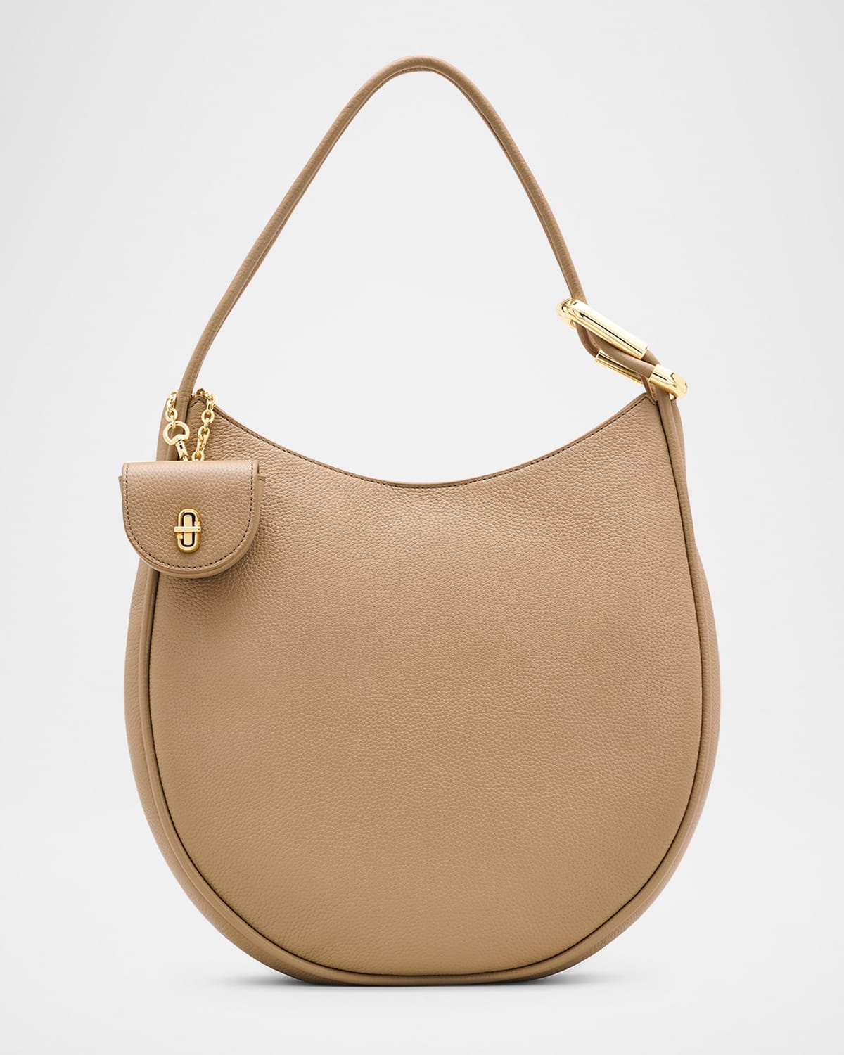 Marc Jacobs The Crescent Large Dual Hobo Bag In Calf Leather