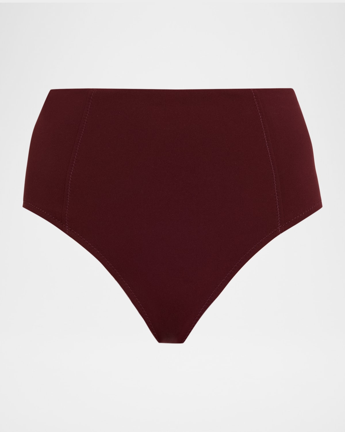 Ulla Johnson Zahara High Waist Bikini Bottoms In Brown