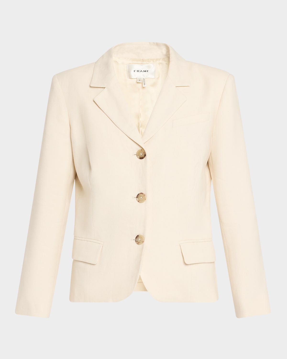 FRAME THE LINEN SMART BLAZER 