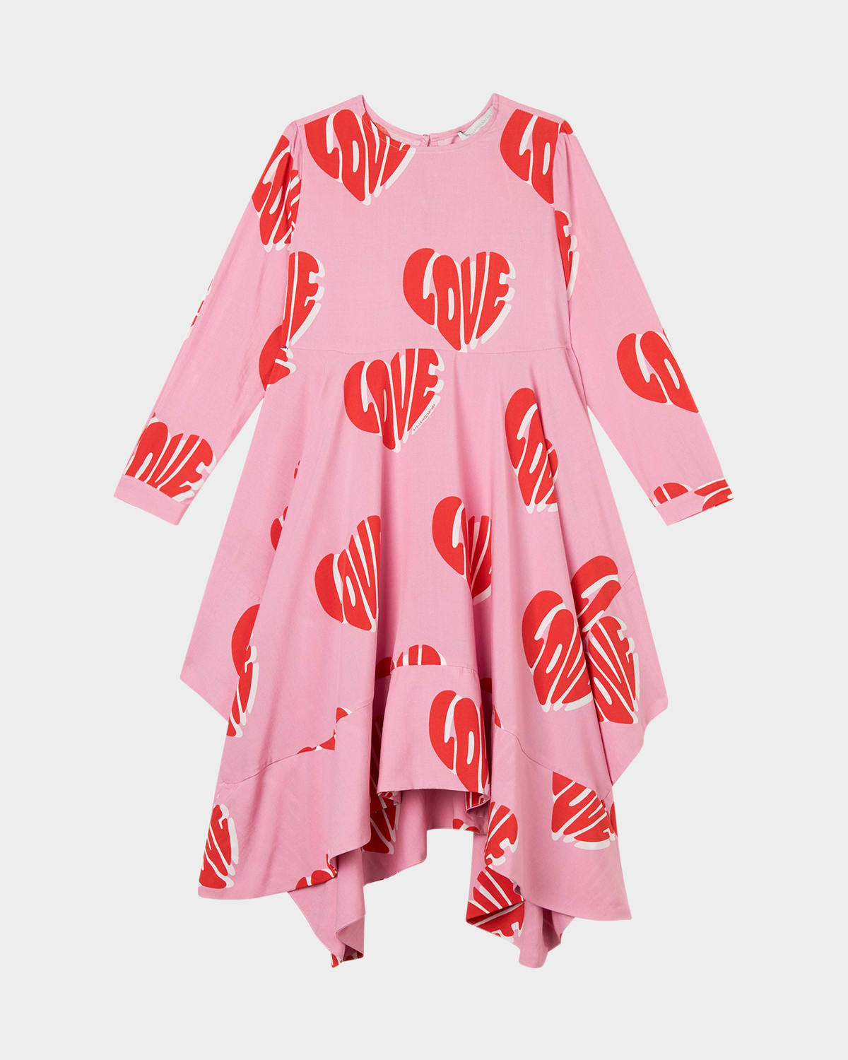 Stella Mccartney Printed Jersey Dress In Pink