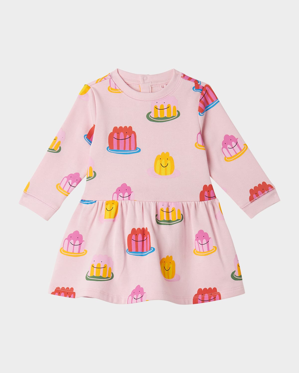 Stella Mccartney Girl's Jelly Fleece Dress In Pink