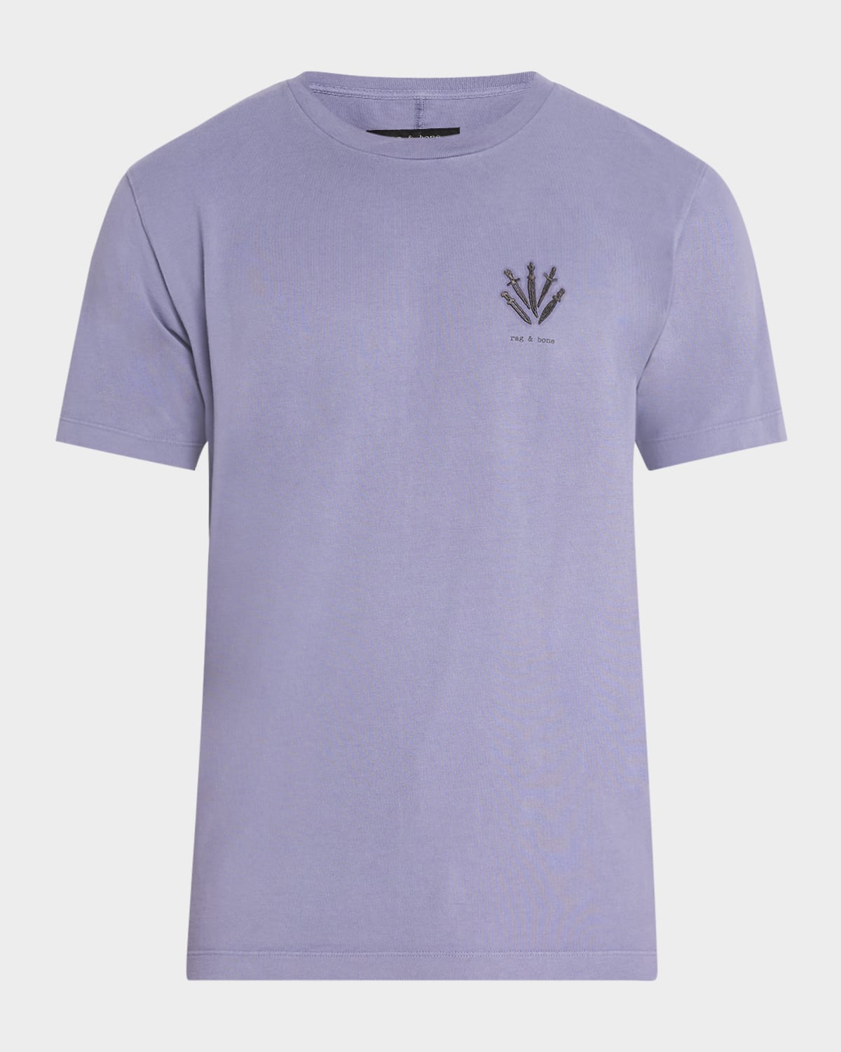 Rag & Bone Men's Dagger Short-sleeve T-shirt In Washedpurp