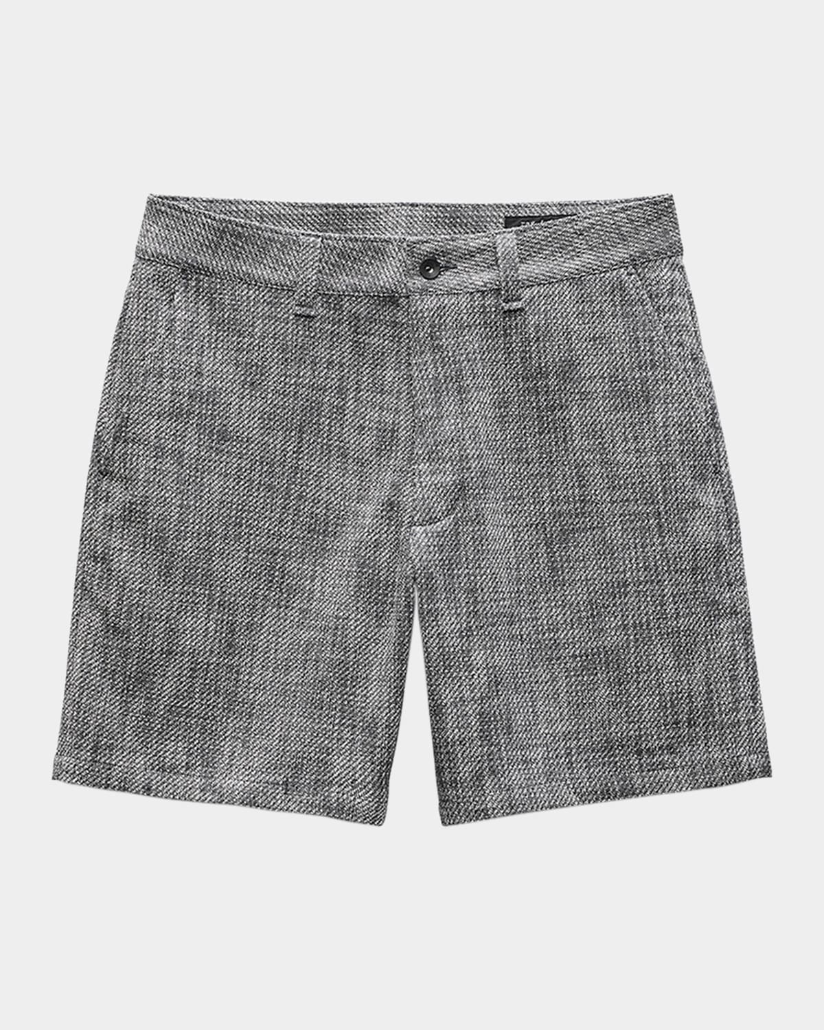 Rag & Bone Men's Haydon Tweed Shorts In Navymult