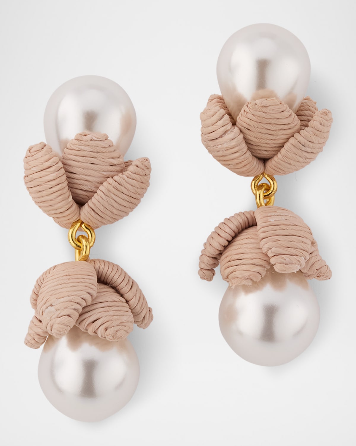 Pearly Droplet Earrings