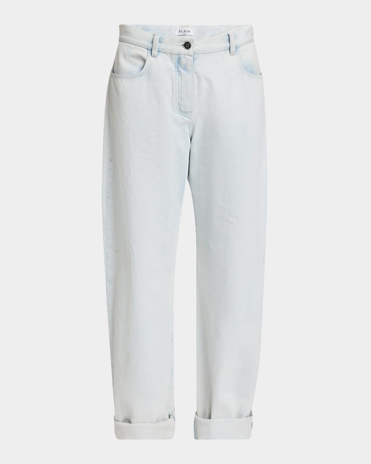 Alaïa Rounded Low-rise Jeans
