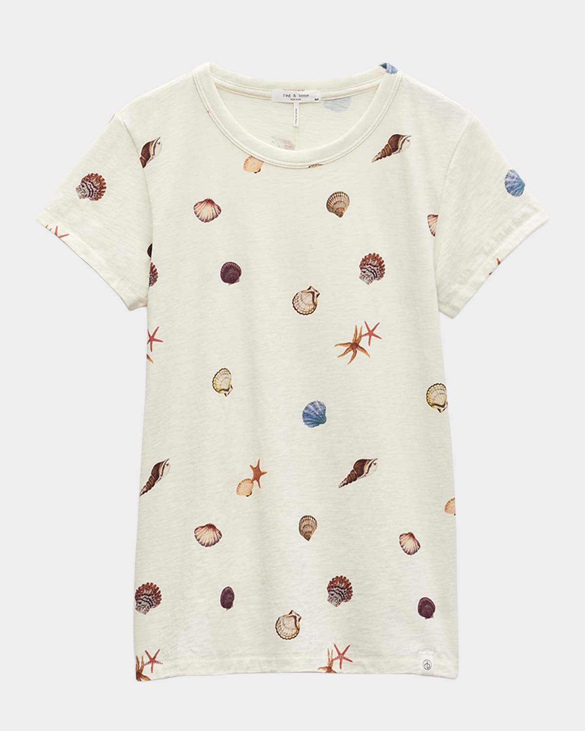 Rag & Bone Short-sleeve Allover Seashell Tee