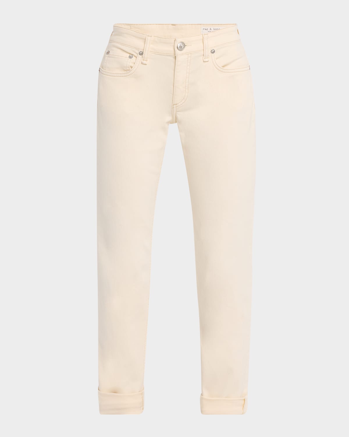 RAG & BONE DRE LOW-RISE SLIM BOYFRIEND JEANS 