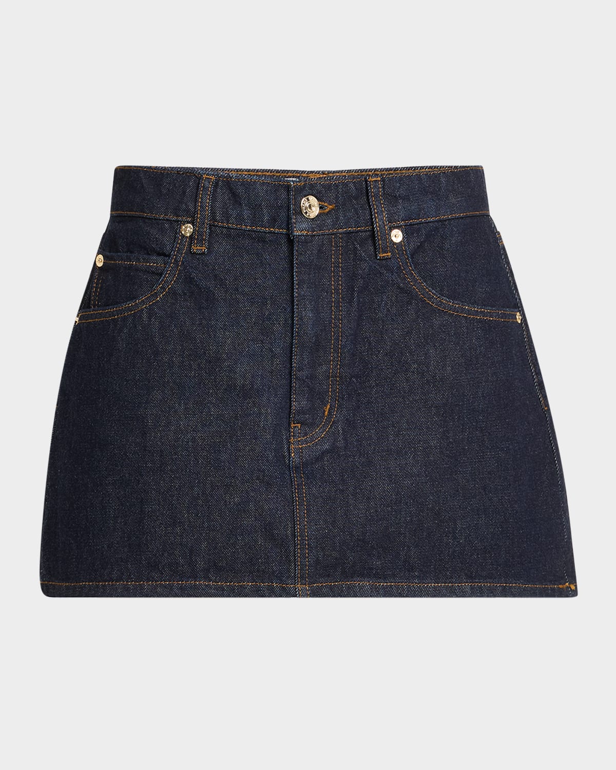 FRAME THE DENIM MINI SKIRT 