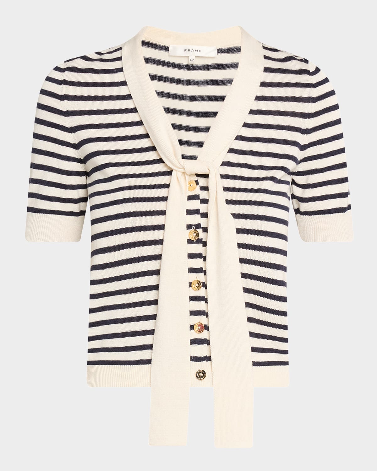 Shop Frame The Sailor Tie Cardigan