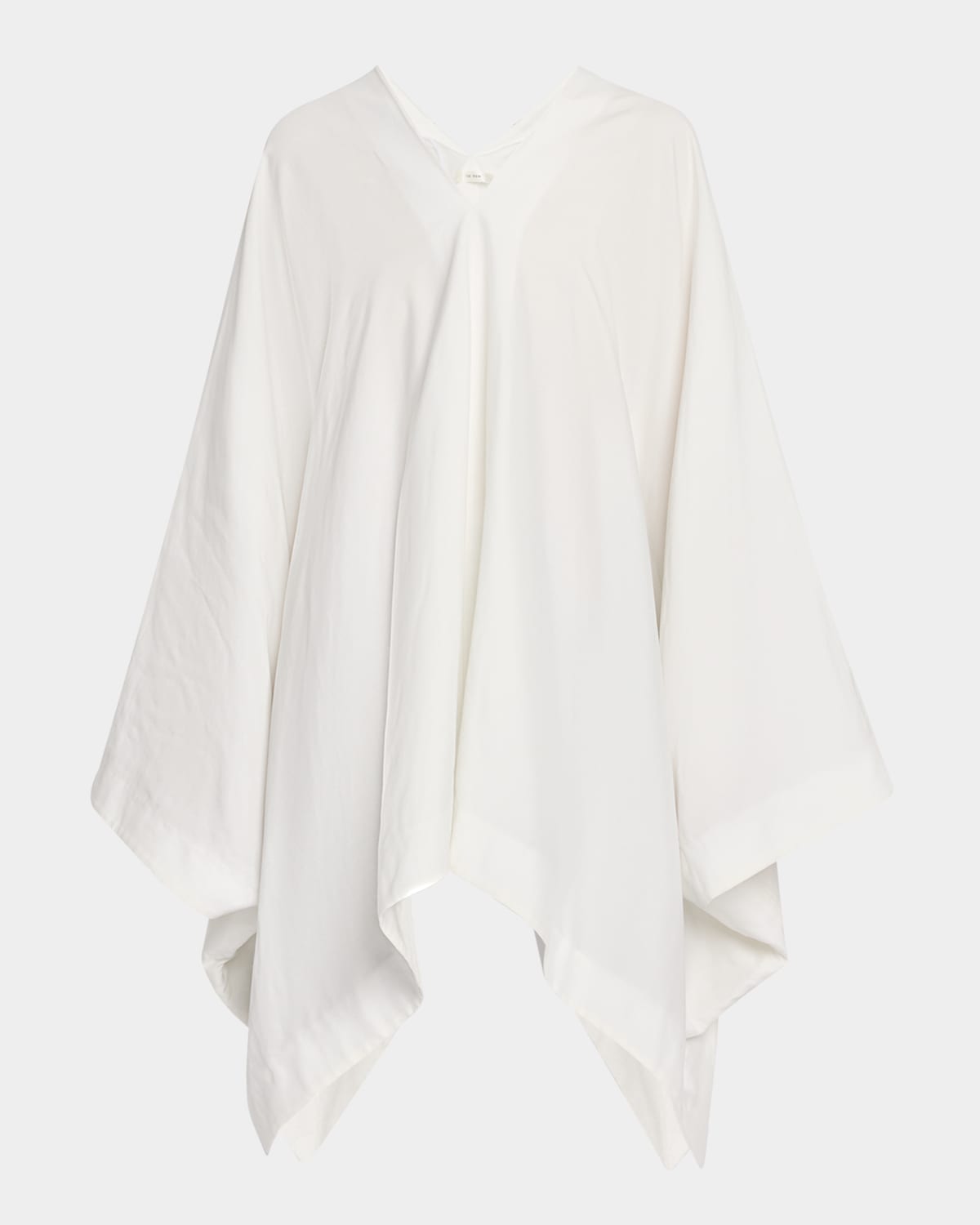 The Row Cedar Handkerchief Poncho Top In Transparent