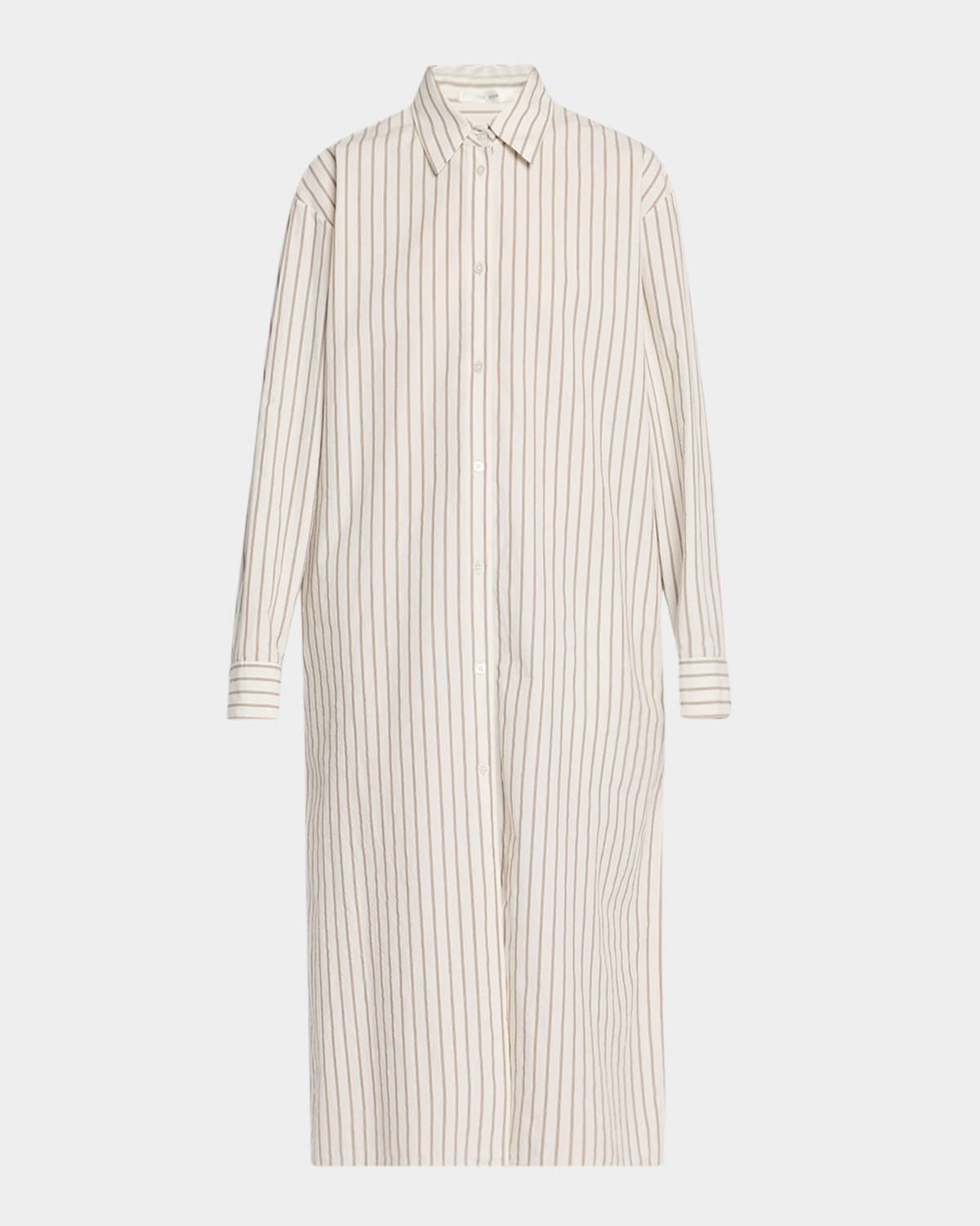 The Row Chihiro Striped Midi Shirtdress