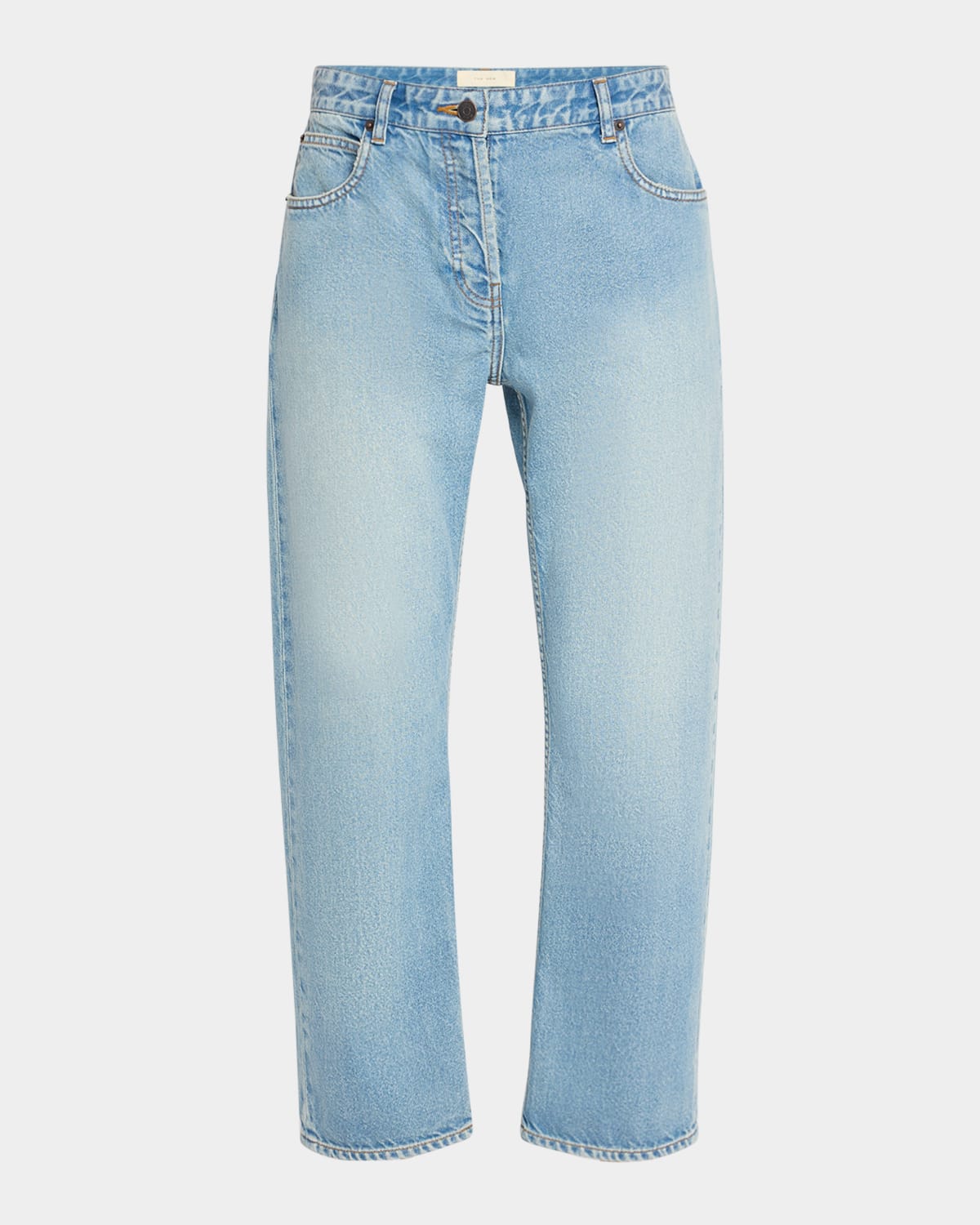 Joras Crop Denim Jacket with Corduroy Collar